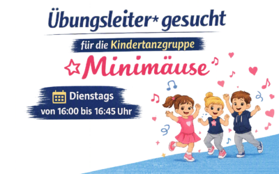 Übungsleiter/in gesucht im Bereich Kindertanzen